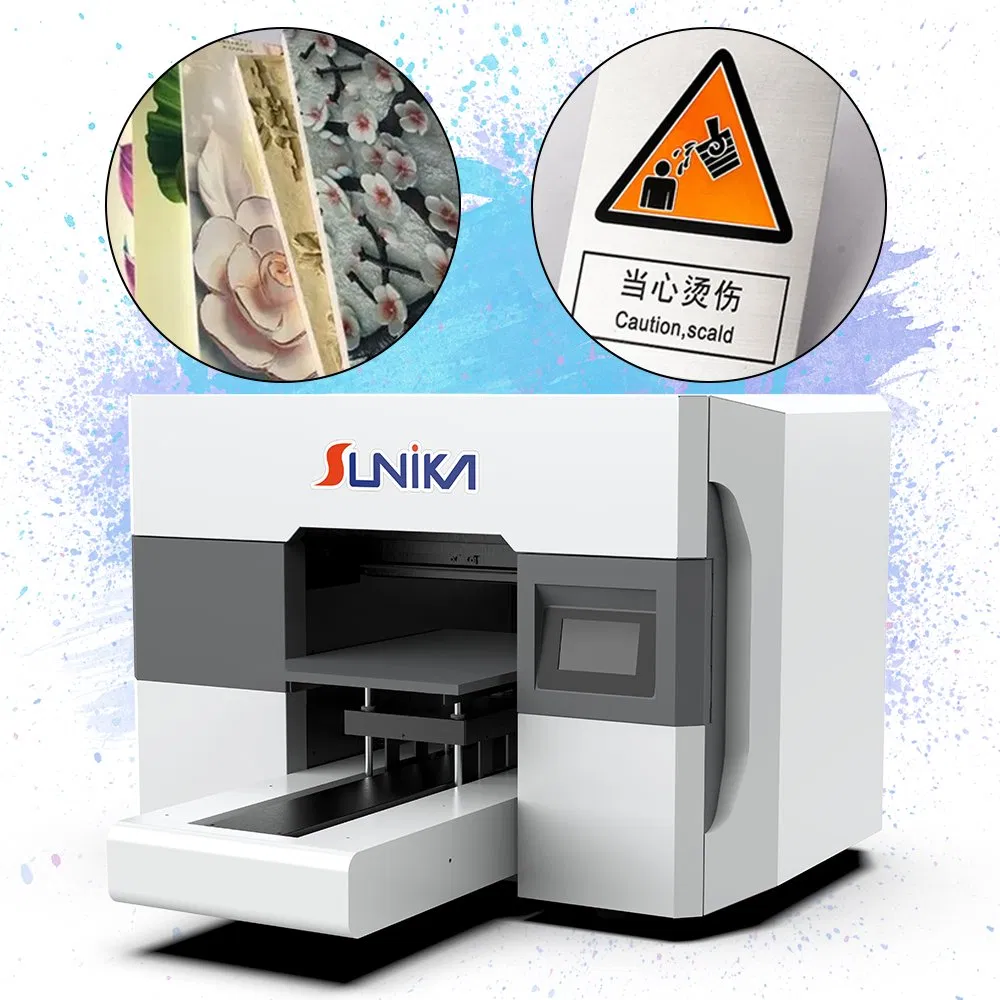 Sunika Factory Directly Sales Direct to Surface Single Pass Shaking 30 Cm Small UV Dtf Printer with Epson Original New Printhead