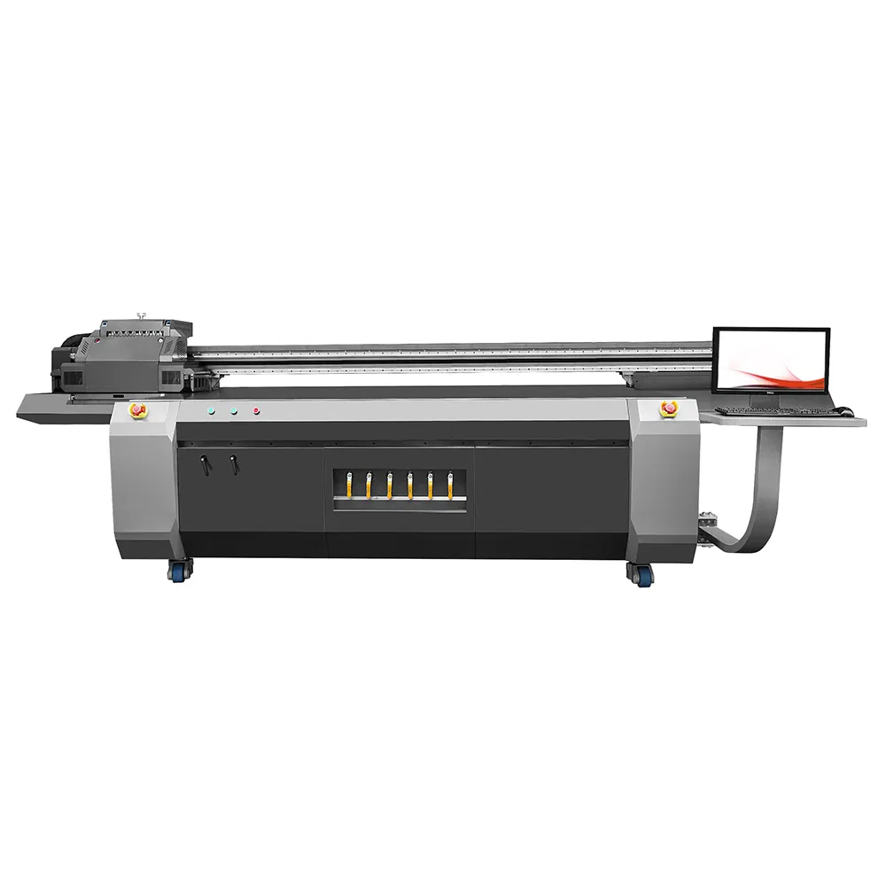 Industrial UV Flatbed Printer High Quality 2513UV Flatbed Printing Machine New Design Printer with 3 Heads