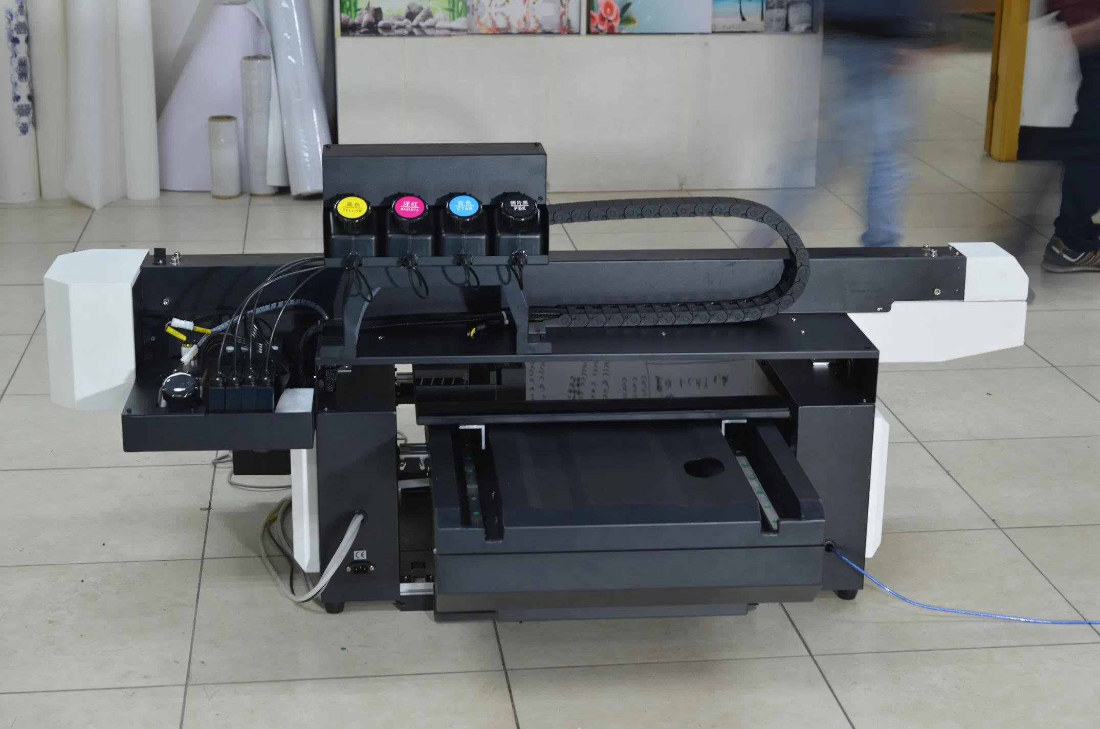 Tecjet 600*900mm Digital Flatbed UV Printer Glass Printing Machine