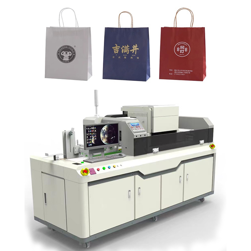 2023 New High Speed Corrugated Boxes Shopping Bags Single Pass Digital Printer for out-Carton
