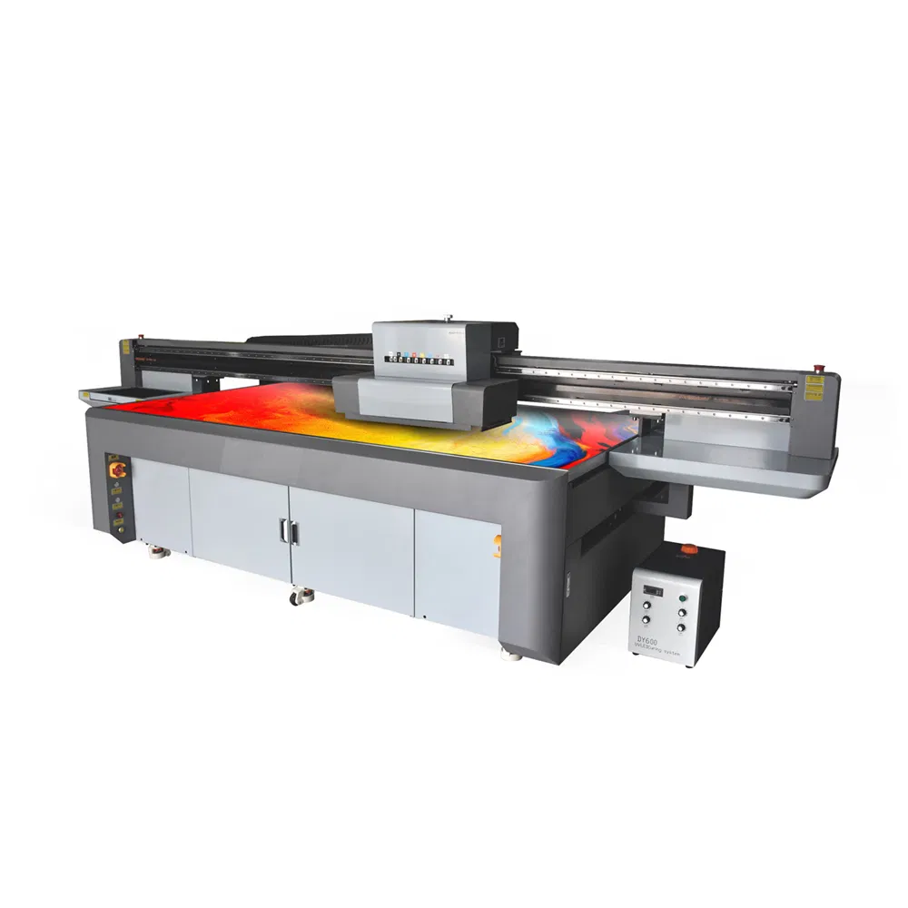 Customizable Large Format UV Flatbed Printer Machine Industrial Flatbed Inkjet Printing Machine for Company Logo