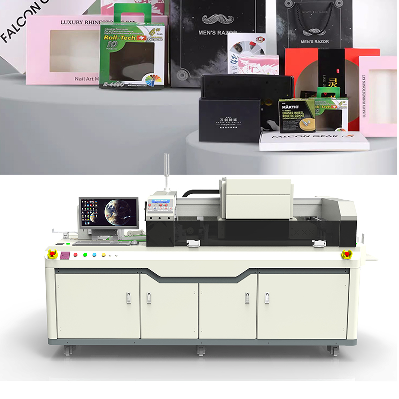 Digital Carton Printer Box Paper Bag Envelope Cardboard Corrugated Paper Inkjet Flatbed Printer