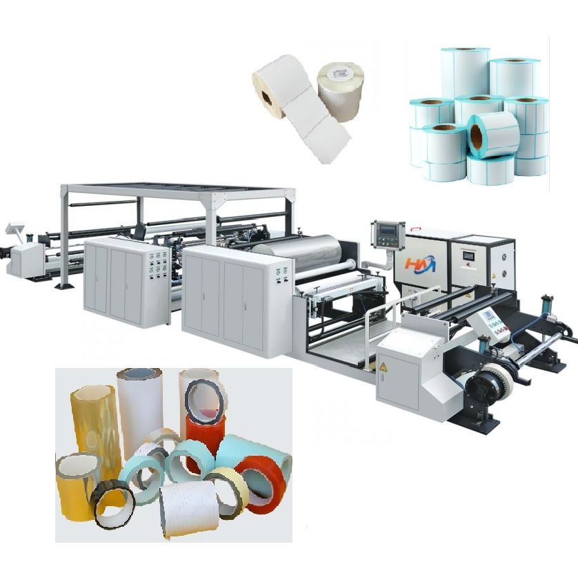 High-Speed Label Sticker Laminator Hot Melt Glue Laminating Adhesive Tape Lamination Machine
