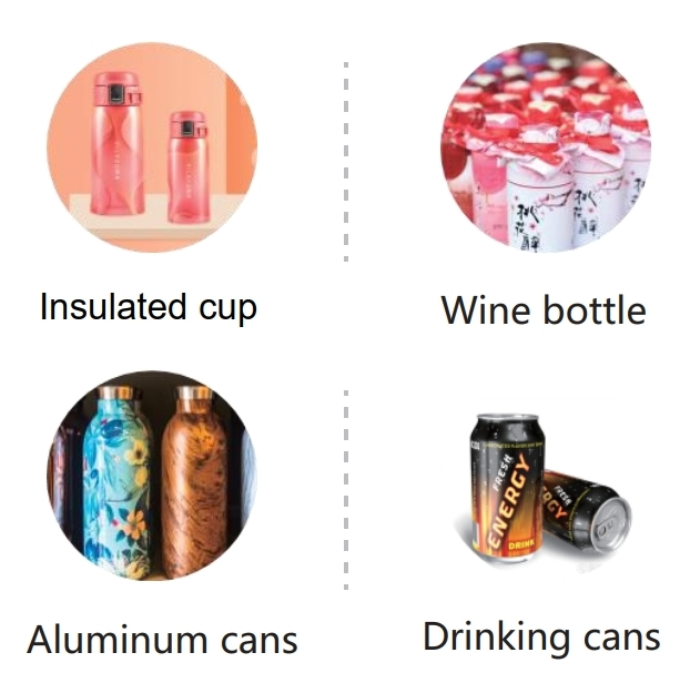 Glass Cosmetic Wine Bottle Cylindrical UV Digital Printing Machine