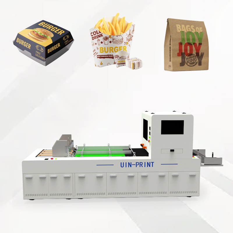 Digital Inkjet One Pass Printer with Automatic Feeder for Corrugated Paper Box Printing with HP Printhead