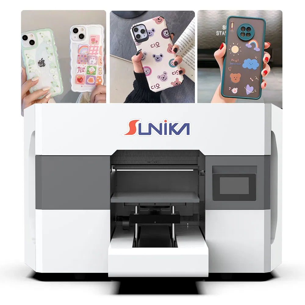 Sunika Wholesale Industrial Bulk Production Direct to Substrate 30cm Printing Machinery UV Flatbed Printer for Metal Cup Plastic