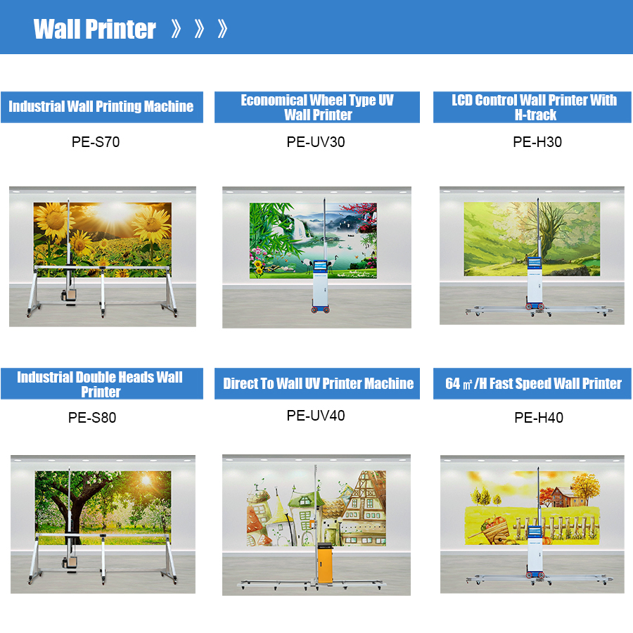 3D Auto Effect Vertical Wall Art Glass Wood Ceramic Metal Indoor Home Direct Digital Wall Floor Spraying Painting Printers Printing Machines