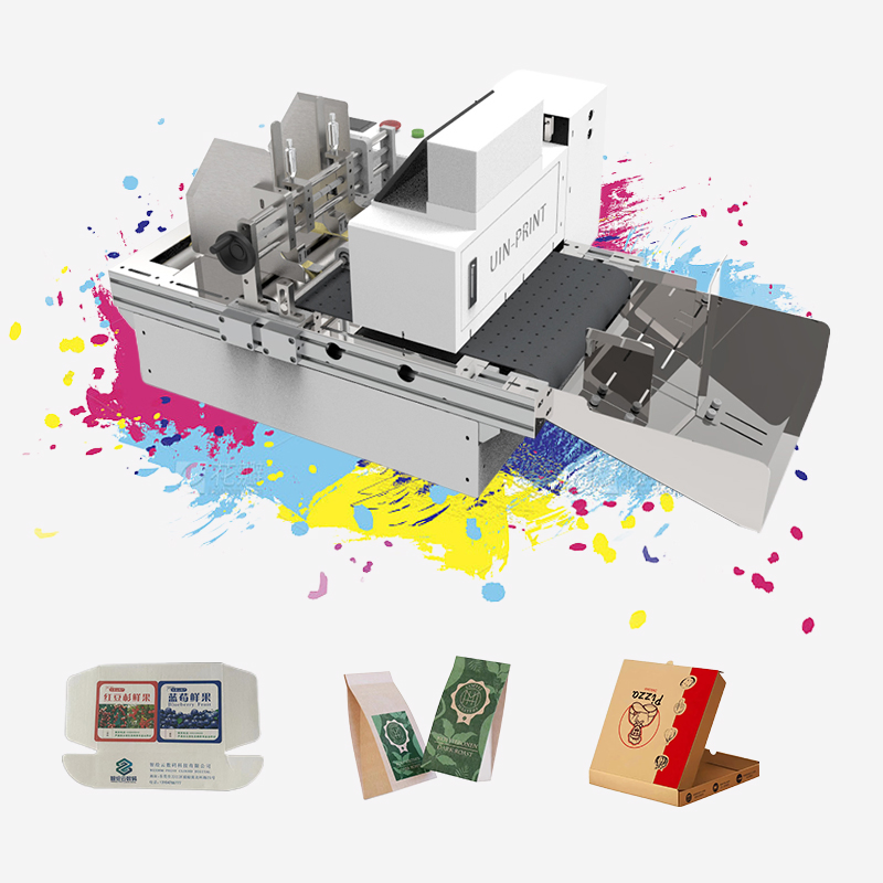 Uin-Print One Pass Printer Mini Single Pass Digital Printer for Notebook Corrugated Board Carton Box Printing