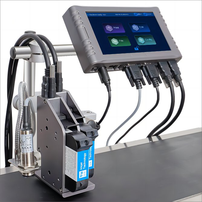 2024 New Release Online Inkjet Tij Printer for Conveyor Belt with Water-Proof Ink