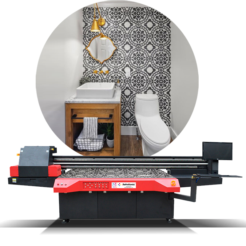 Automatic and Multicolor Large Format Flatbed UV Digital Printing Machine for Glass