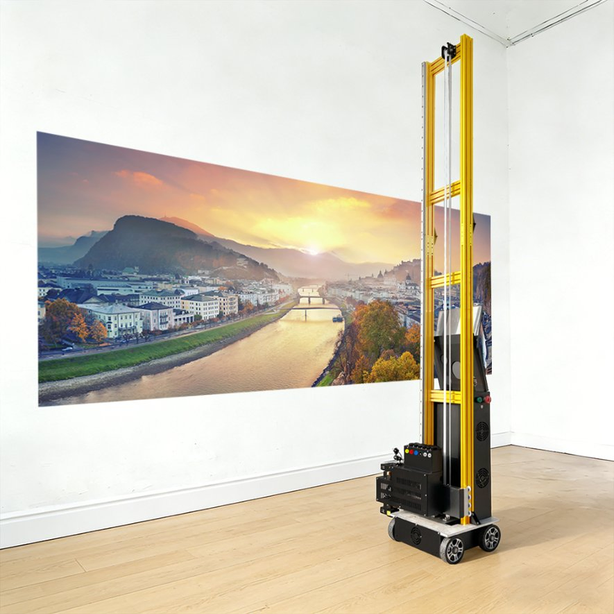 UV Rich Color Restaurant Decor Digital Wall Printer