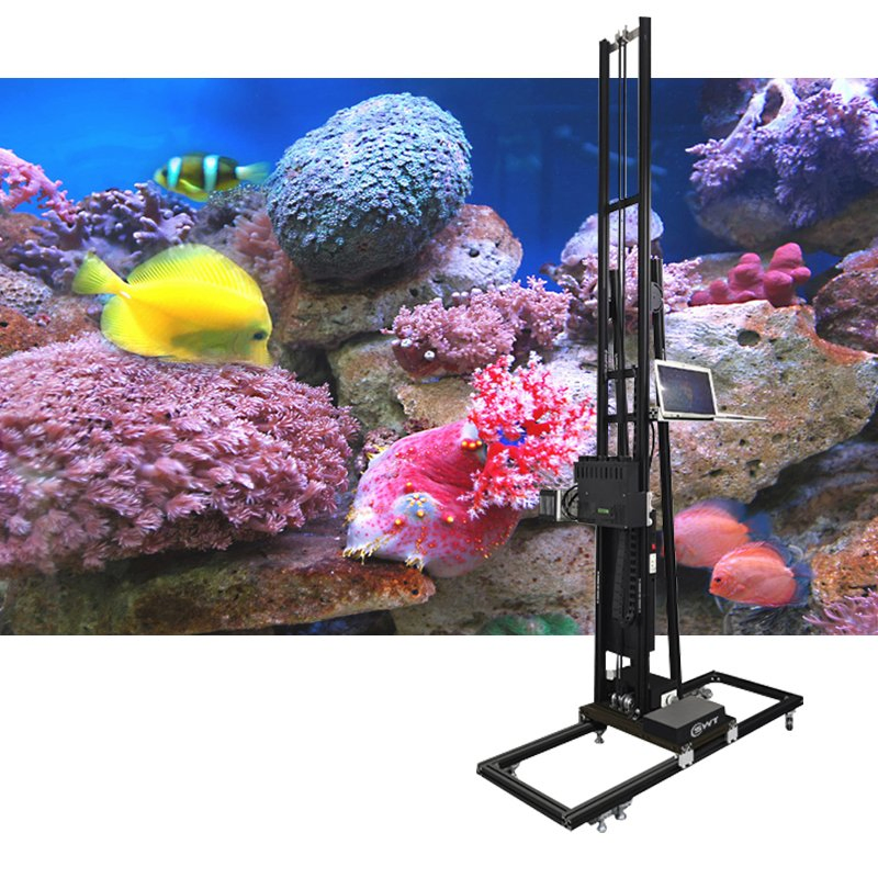 Swt Professional 3D Wall Printer with UV Ink for Automatic Wall Printing on Multiple Surfaces Digital Control High Speed and Low MOQ for Distributors