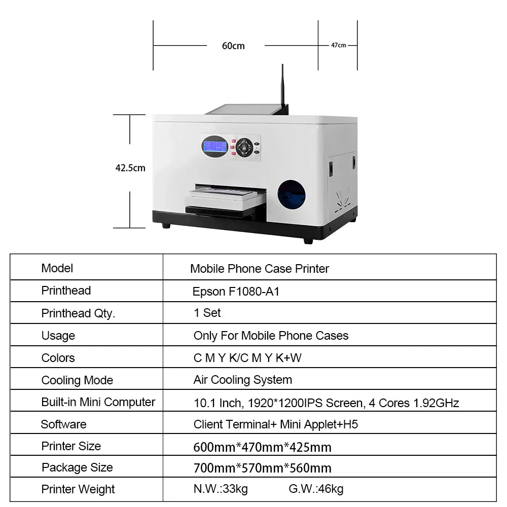 Sunika A4 Digital Mini UV Printer Flatbed Mini Direct DIY Ink Jet Flatbed Pen ID Card CD PVC Glass Leather Wood Phone Cases Printing Machine