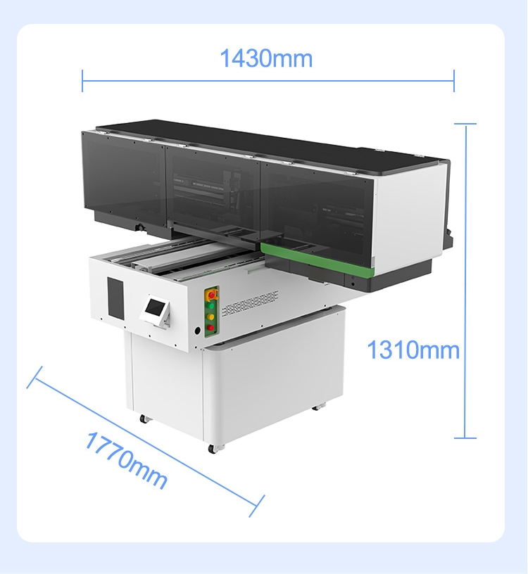 60cm I3200 UV Flatbed Printer with Triple Printheads – Engineered for Precision and Ease in Industrial UV Printing