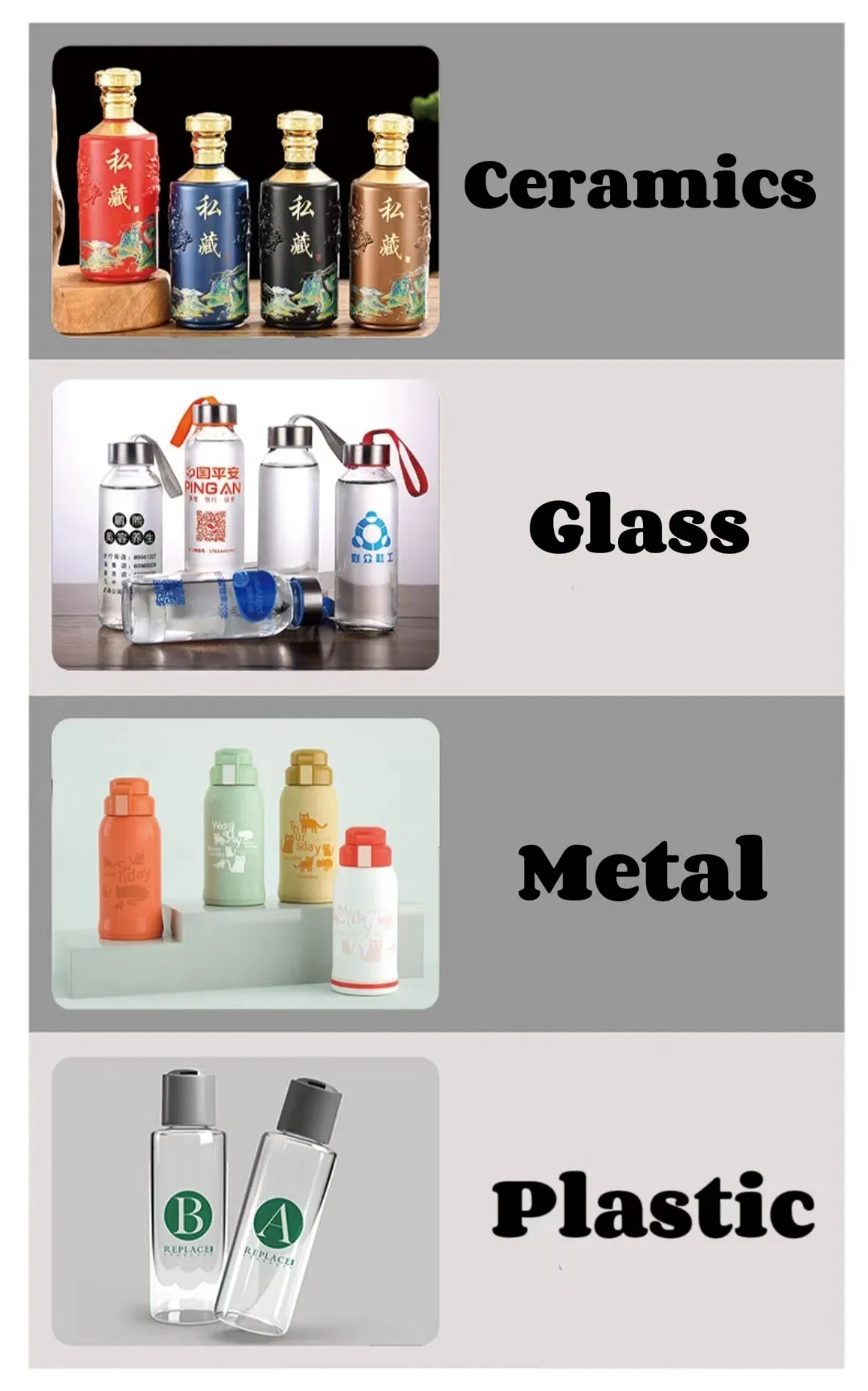 Yh High Speed Cylindrical UV Printer 360 Degree Digital Inkjet Cylindrical UV Printing Machine for Glass Ceramics Bottle Plastic