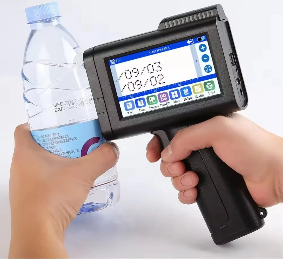 Portable Inkjet Printer with Touch Screen and Lithium Battery