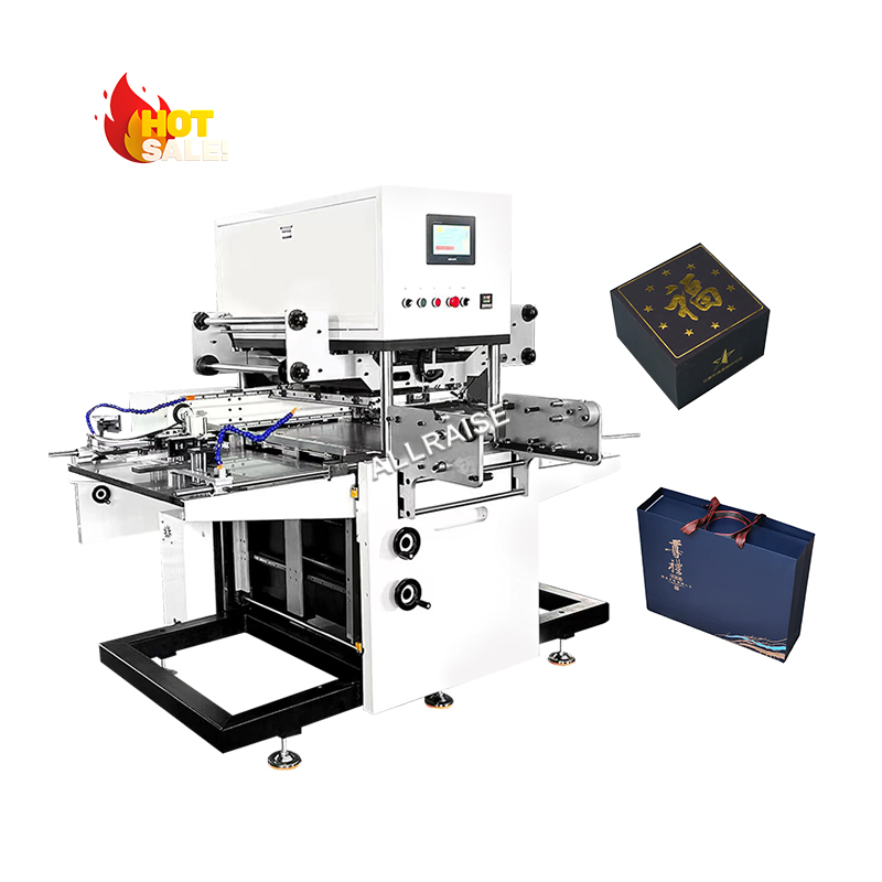 Automatic Hot Foil Bronzing Machine Paper Leather Gold Embossing Machinery Cardboard Hot Stamping Machine