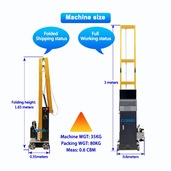 3D Embossed High-Res Digital Industrial Outdoor Wall Printer