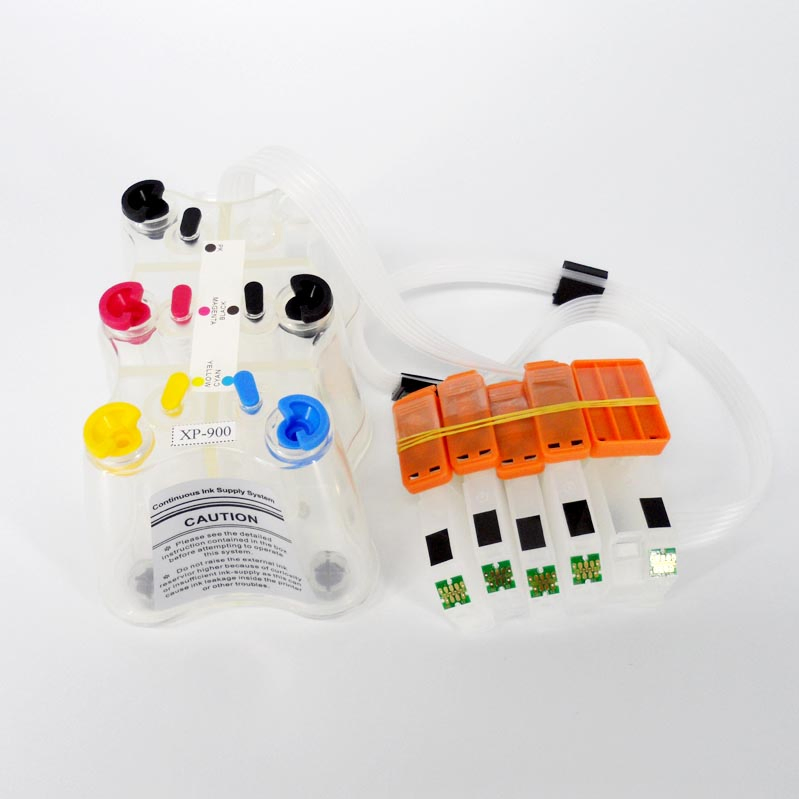 CISS Ink System Compatible for Epson XP900/XP830/XP630/XP540 Printers