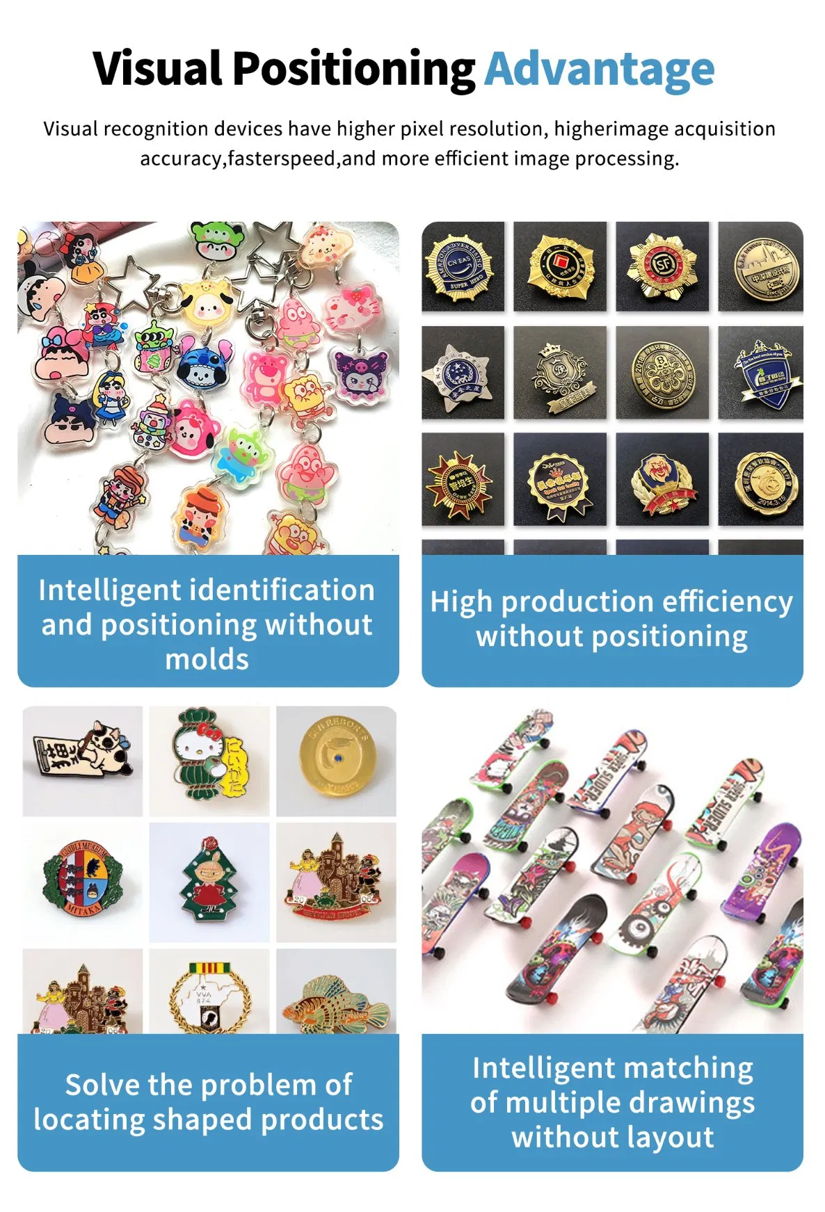 A1 6090 UV Flatbed Inkjet Printer Small Items CCD Positioned Multi-Surface (Glass Wood Metal PVC) for Leather New 1-Year