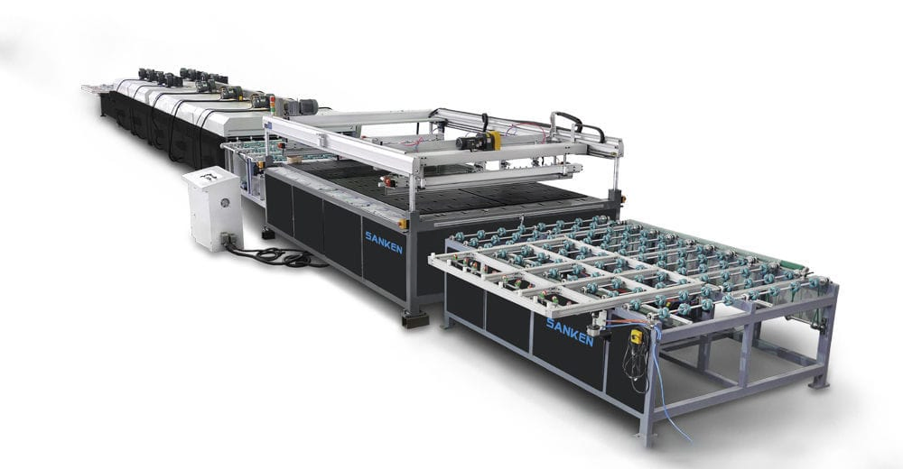 Hot Sale Glass Logo Decorative Printer Digital Silk Screen Printer Automatic Flat Glass Screen Printing Machine
