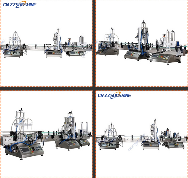 Liquid Beverage Water Glass Beer Filling Bottle/Laundry Detergent Capping Labeling Printing/Auto Digital High Speed Liquid Paste Filling Machine