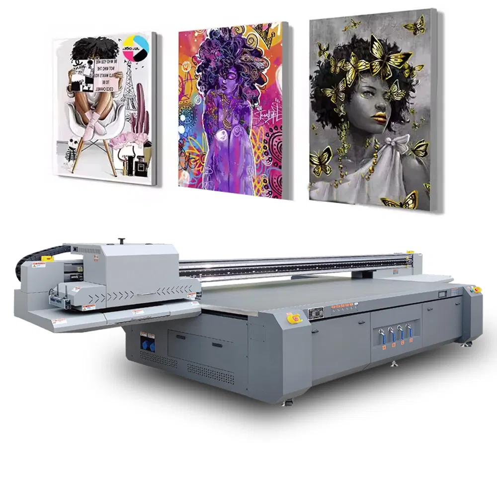 Large Format UV Flatbed Inkjet Printer Industrial Acrylic Ceramic Glass Wallpaper Wood Metal PVC Printing Machine