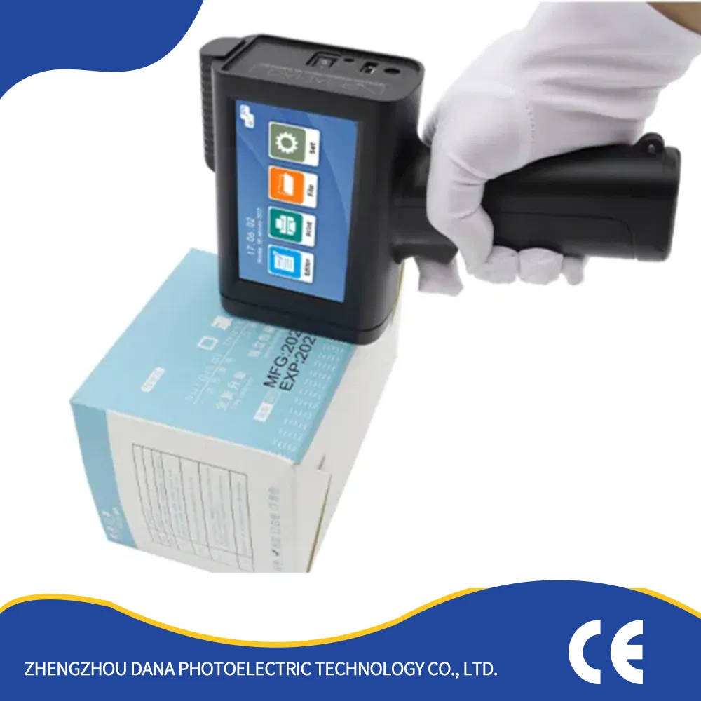 Handheld Tij Printer Dana Thermal Inkjet Coding Label Tij Printing