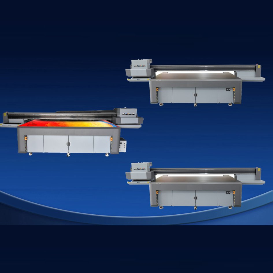 Customizable Large Format UV Flatbed Printer Machine Industrial Flatbed Inkjet Printing Machine for Company Logo