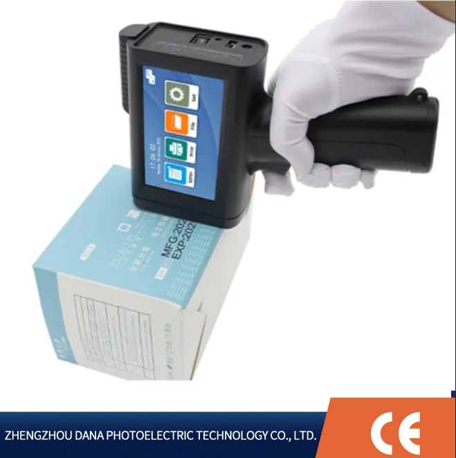 Mini Smart Handheld Tij Inkjet Printer Manual for Card Paper and Bottles