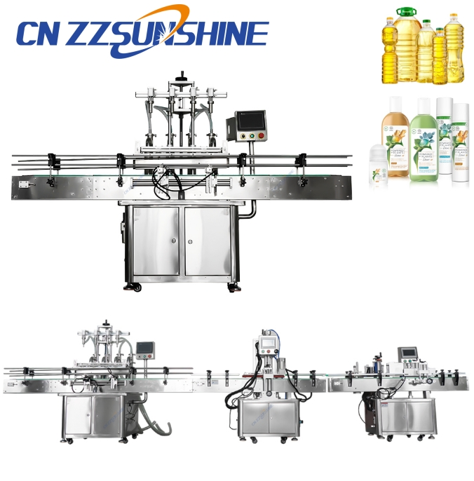 Liquid Beverage Water Glass Beer Filling Bottle/Laundry Detergent Capping Labeling Printing/Auto Digital High Speed Liquid Paste Filling Machine