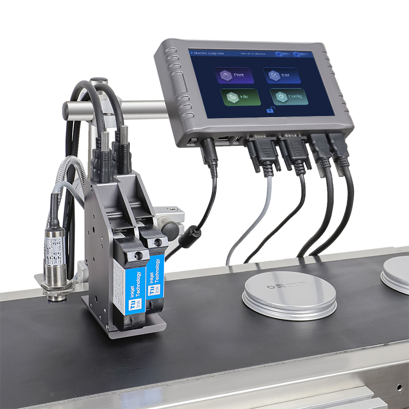 2024 New Release Online Inkjet Tij Printer for Conveyor Belt with Water-Proof Ink