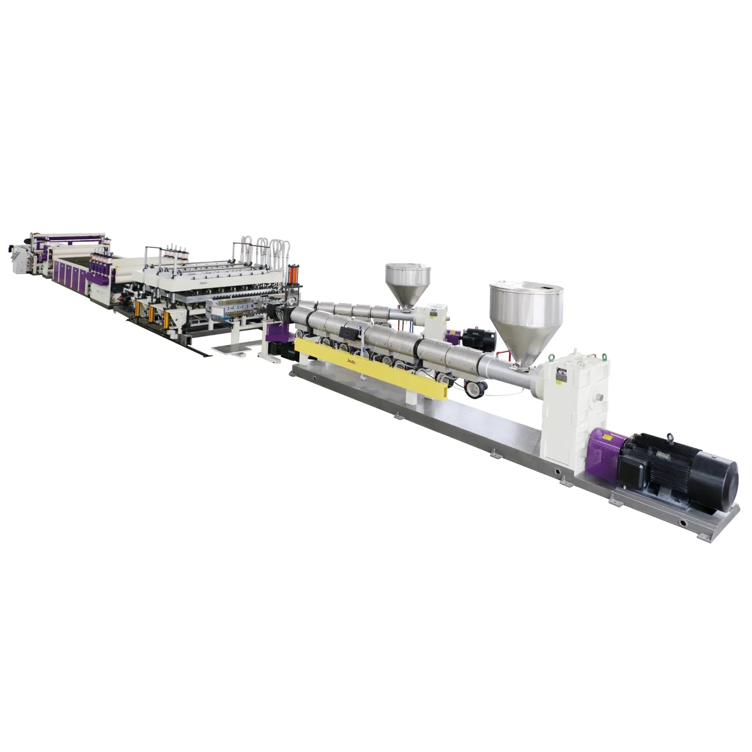 Jwell 1-40mm UV Printing Free WPC Panel/ PVC Foam Sheet Board Extrusion Machine Production Line for Advertising Furniture Kitchen Cabinet Interior Decoration