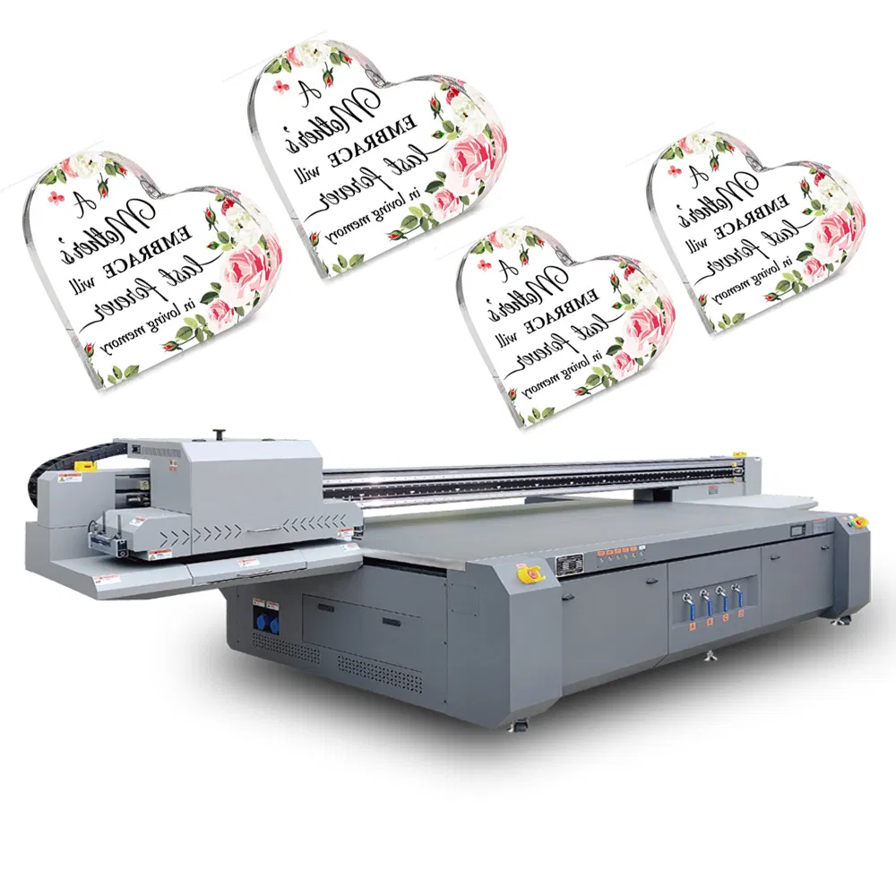 Large Format UV Flatbed Inkjet Printer Industrial Acrylic Ceramic Glass Wallpaper Wood Metal PVC Printing Machine