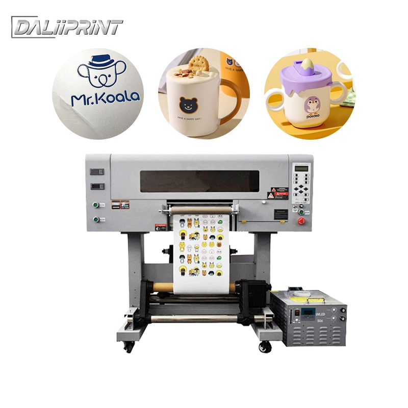 Small UV Dtf Printer 2-in-1 Mobile Case Boxes A3 Dimension 30cm Lamination Printing Machine Metal/Plastic Surface UV Ink