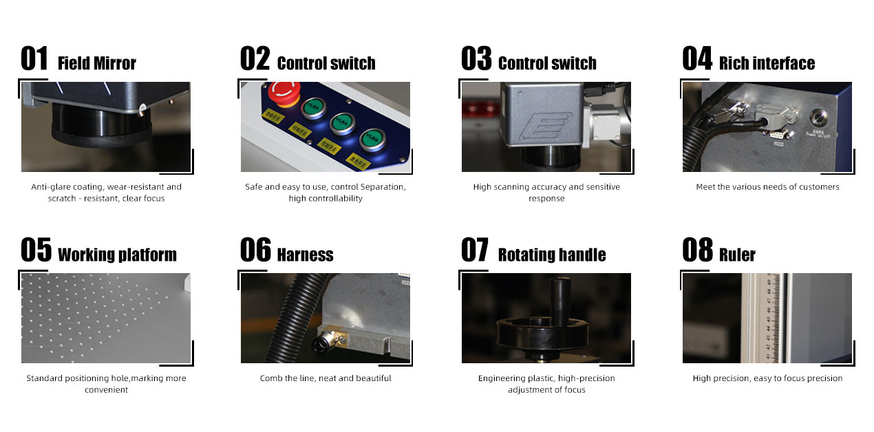 Counter-type UV laser marking machine internal components