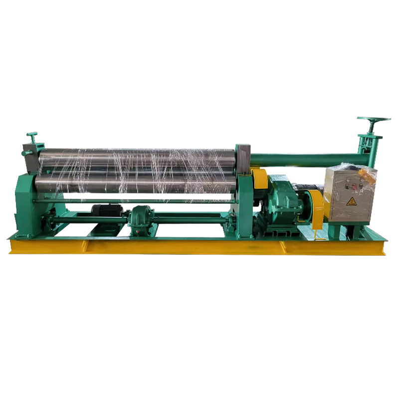 China Symmetrical Three-roll Plate Rolling Machine for Sale Factories, Exporter