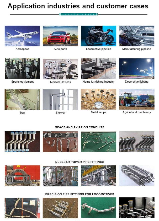 Tube bending applications