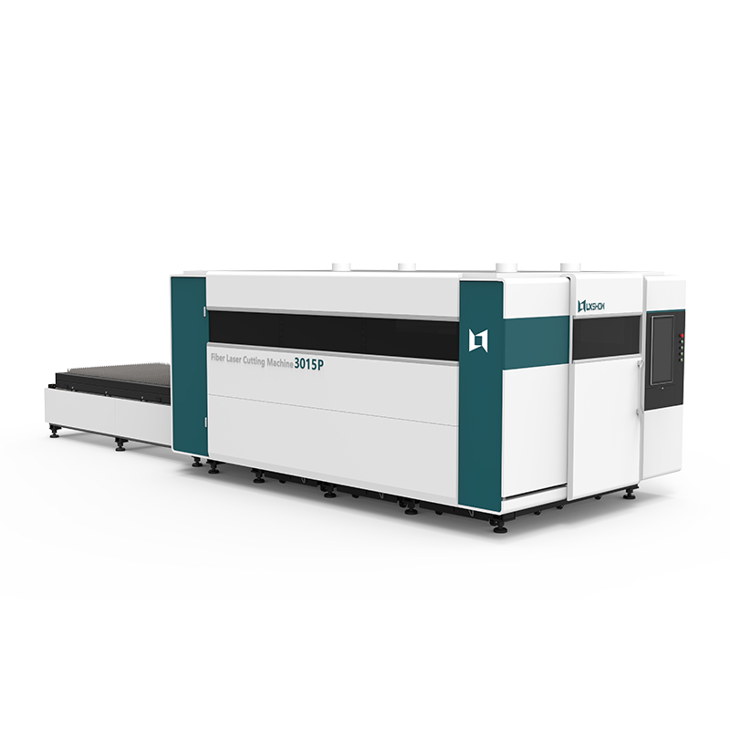 Wholesale LX3015P Sheet Metal Cnc Fiber Laser Cutting Machine Steel Laser Cutter with Rotary Exchange Table and Cover  Manufacturers, Suppliers