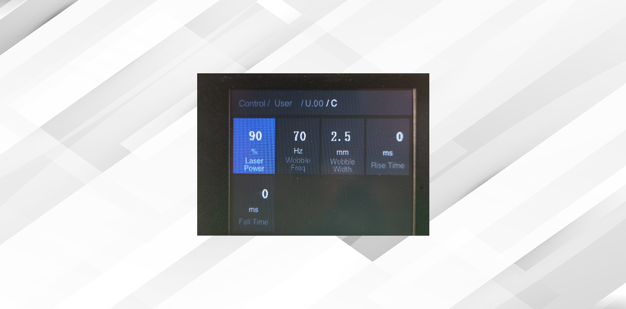 Control system screen