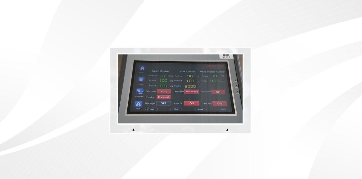 Laser welding seam
