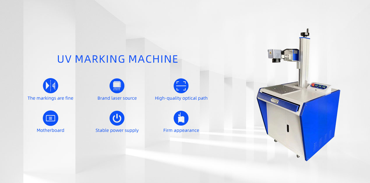 Blue and white housing UV laser marking machine