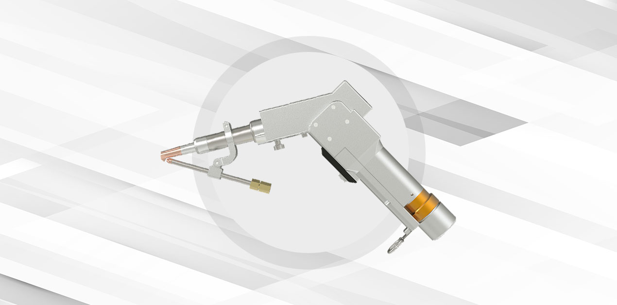 Hand-held welding head