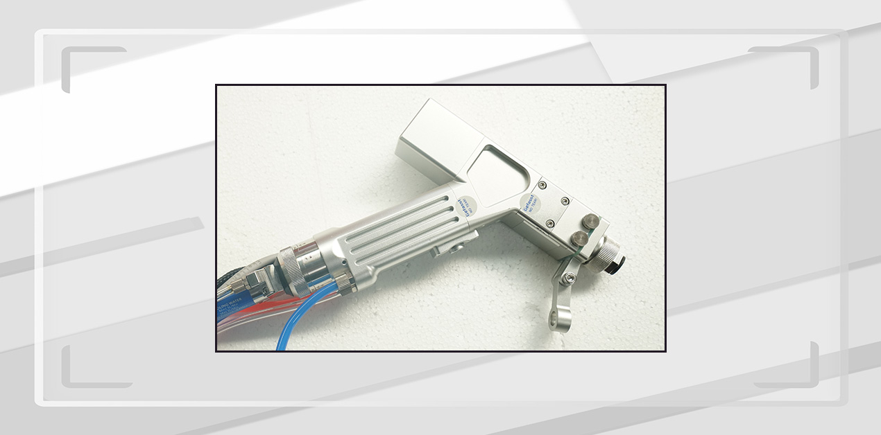 L-shaped welding torch design