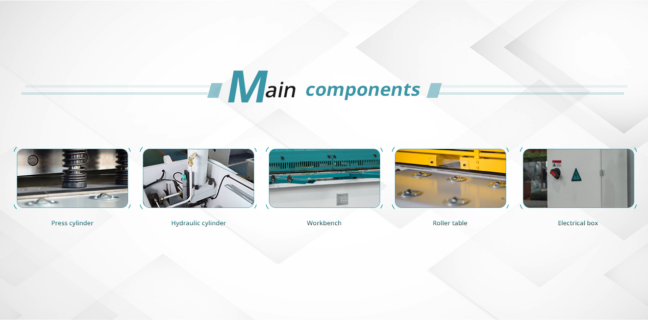 Shearing Machine Components Detail