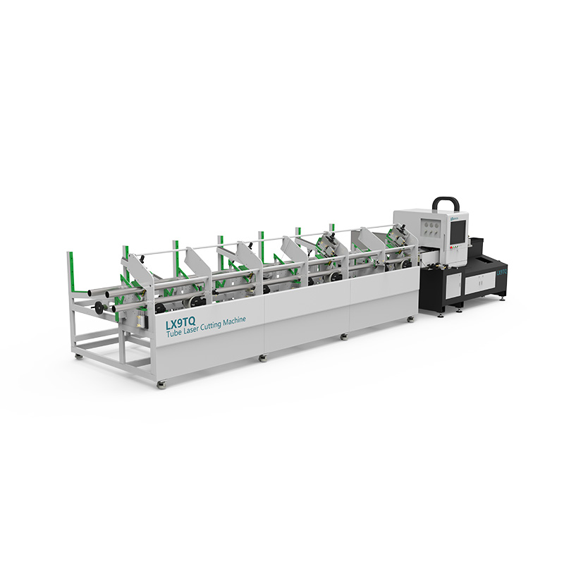 China LX9TQA Automatic Feeding Fiber Laser Cutting Metal Tube Pipe Machine for Iron Stainless Steel Carbon Steel Manufacturers, Factory