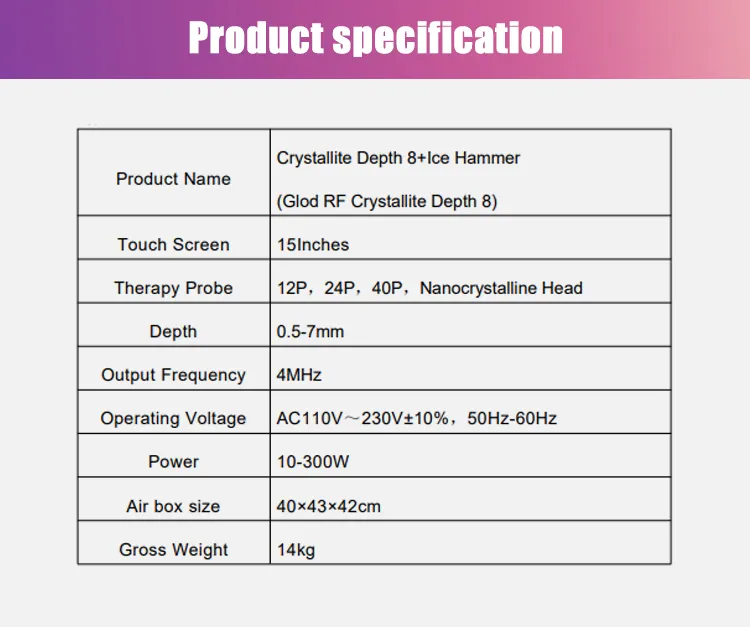 Upgrade Wrinkle Removal RF Microneedling Radio Frecuent Facial RF Skin Tightening Device