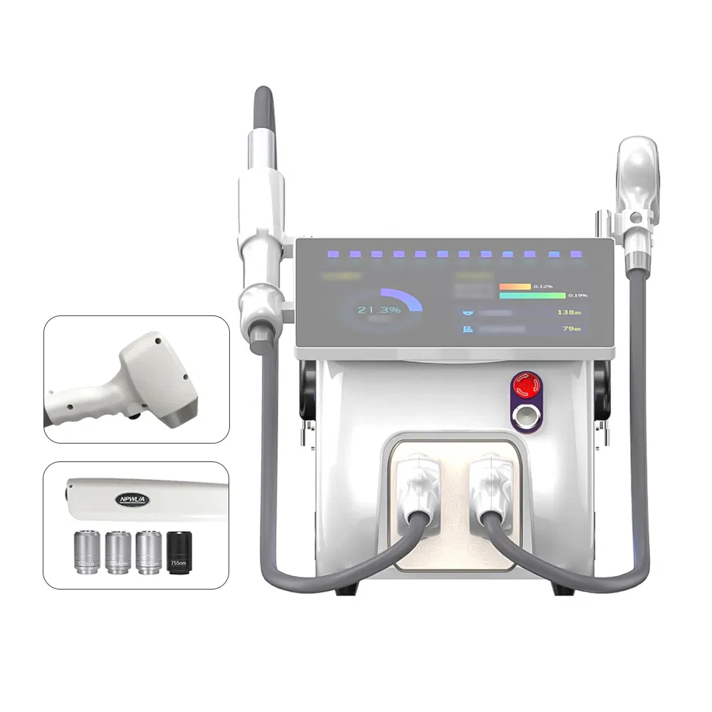 Picosecond ND YAG Diode Laser 2in1 Tattoo Hair Removal 3 Wavelengths Machine