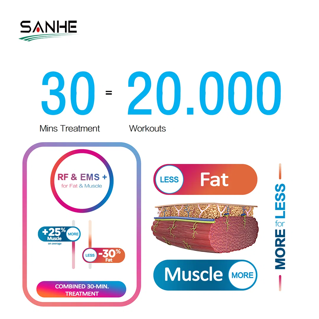 Hot Sales Muscle Toning Machine Hi-EMT Mucle Building Machine EMS Fat Burning 7 Tesla Stimulator