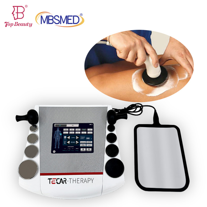 Tecar RF Tecar Diatermia Capacitiva Y Resistiva Radio Frequency Skin Tightening Device for Arthritis Joint Pain Relief